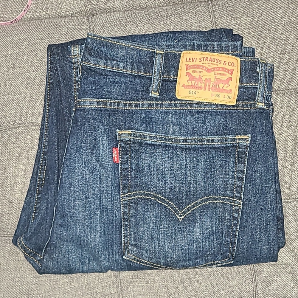 LEVIS DENIM JEANS MENS 38W 30L